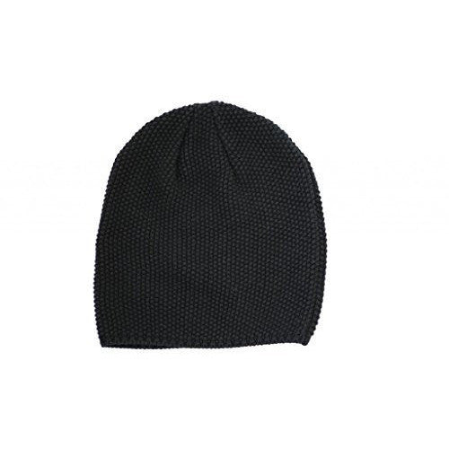 Black Slouchy Kids Cool Boys Beanie 3 Years - Up
