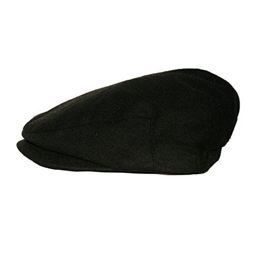 Black Boy's Tweed Page Newsboy Driver Cap