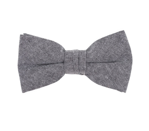 Gray Chambray Bow Tie