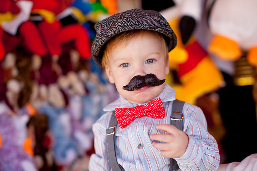 Black and Grey Herringbone Newsboy