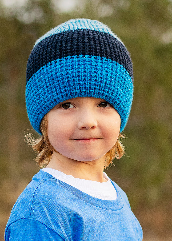 Stripe Knitted Winter Ski Beanie
