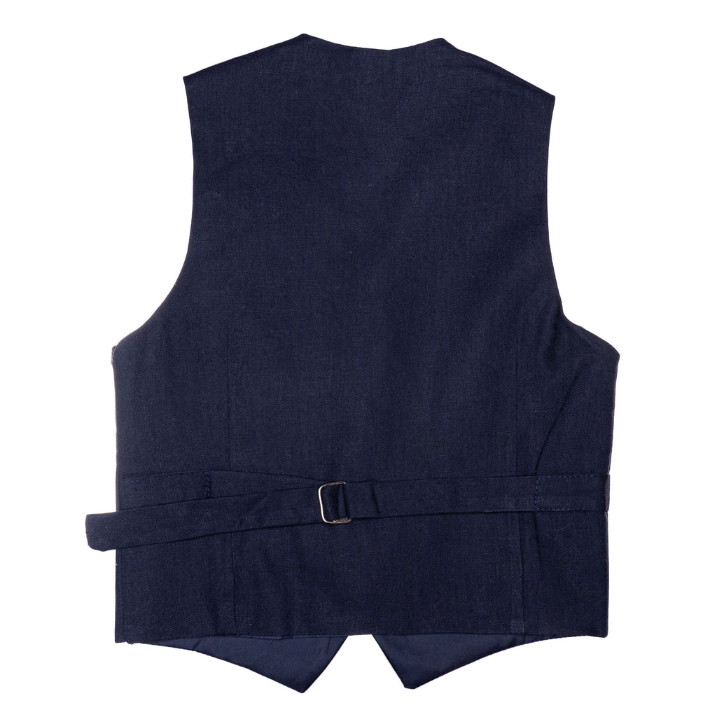 Navy Ring Bearer Born To Love Kids Vest Wedding Fashion