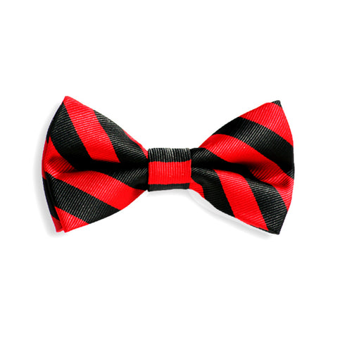 Black and White Small Checkered Bow Tie