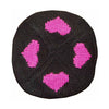 Black with Pink Hearts Beret  