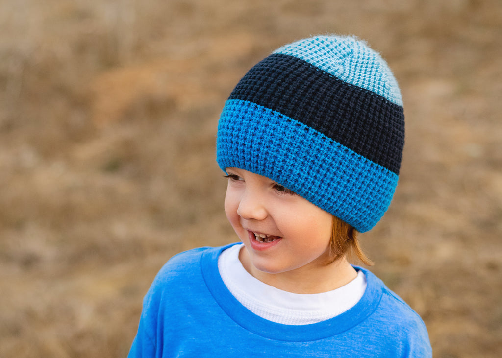 Stripe Knitted Winter Ski Beanie