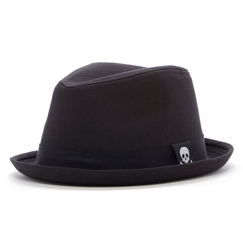 Born to Love Straw Fedora with Brown Stripe Detail