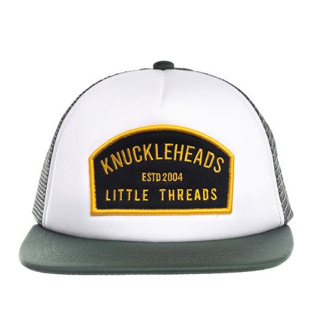 Knuckleheads For Life BW Trucker Baby Boy Infant Hat Sun Mesh Baseball Cap