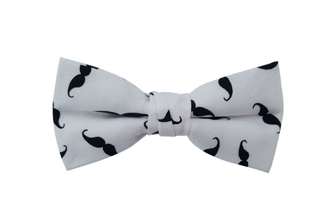 Black and White Checkered Bow Tie