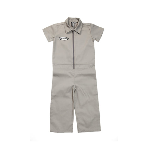 Knuckleheads Black Grease Monkey Coverall For Children