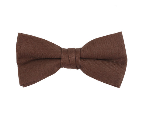 Brown and Black Stripe Bow Tie