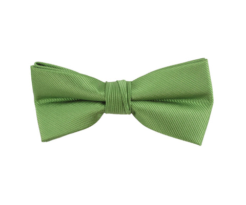 Green Striped Bow Tie