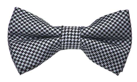 Gray Chambray Bow Tie