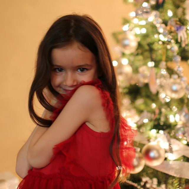 Red Tulle Dress