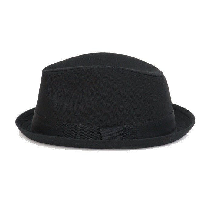 Black Fedora  Hat with Black Band