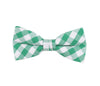 Green Checkered Bow Tie