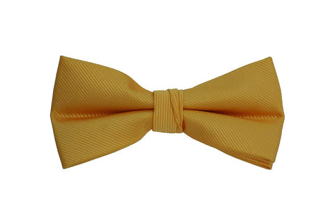 Tan Linen Bow Tie