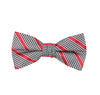 Red Striped Bow Tie