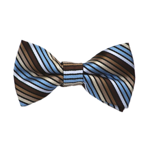 Blue Checkered Bow Tie