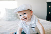 White Baptism Christening Baby Jeff Driver Cap