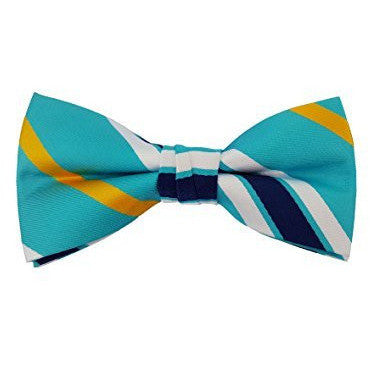 Toddler's Pre Tied Adjustable Patterned Bow Tie, Dots, Stripes, Checkered, Plaid ( Multiple Styles )