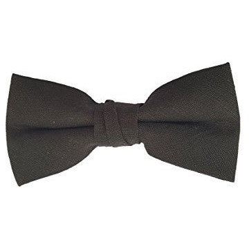 Toddler's Pre Tied Adjustable Bow Tie Solid Linen, Cotton, Polyester, Shinny ( Multiple Styles )