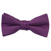Toddler's Pre Tied Adjustable Bow Tie Solid Linen, Cotton, Polyester, Shinny ( Multiple Styles )