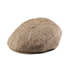 Tan and Brown Newsboy Cap