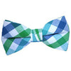 Green and Navy Bow Tie Toddler Kids