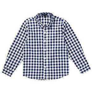 Boy's Grey Button Down Short Sleeve Shirt