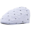 Light Blue Skulls Driver Cap