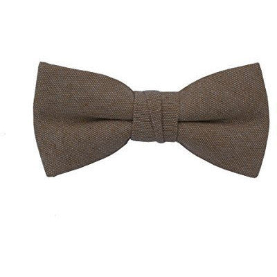 Toddler's Pre Tied Adjustable Bow Tie Solid Linen, Cotton, Polyester, Shinny ( Multiple Styles )