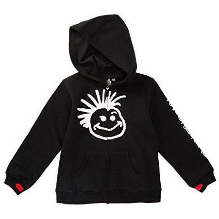 Knuckleheads - Toddler Hooded Sweatshirt Boys Grey Logo Pullover Zip up Hoodie