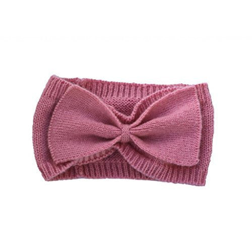 Girls Pink Bow Headband