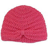 Girls Pink Turban Beanie Hat