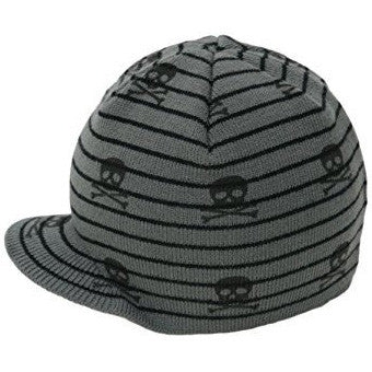 Gray Blue Boy's Ring Bearer Pageboy Newsboy Golf Cap