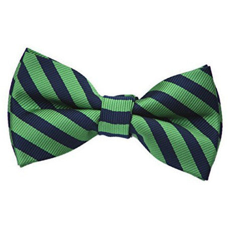 Green and Navy Bow Tie