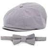 Grey 2 Piece Bow Tie and Hat Ring Bearer Special Occasion Hat