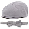 Grey 2 Piece Bow Tie and Hat Ring Bearer Special Occasion Hat