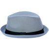 Gray Fedora with Black Band