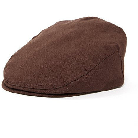 Boy's Hat Tan and Brown Newsboy Cap