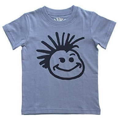 Knuckleheads Classic Logo Tshirt Black Grey Blue