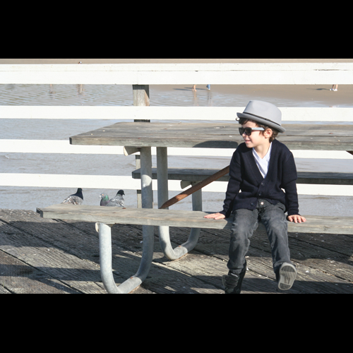 Gray Fedora with Black Band