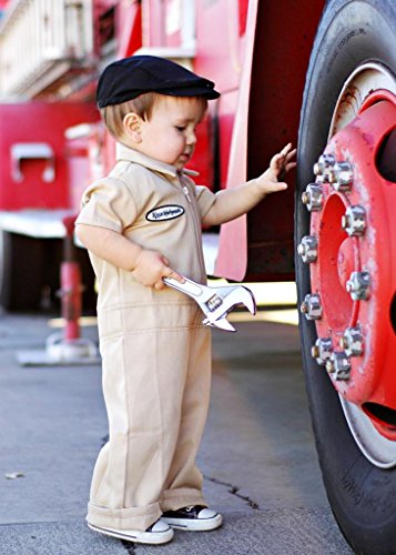 Boy Grease Monkey Birthday Coveralls Outfit by Knuckleheads