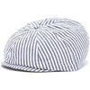 Boy's Navy and White Stripe Newsboy Cap