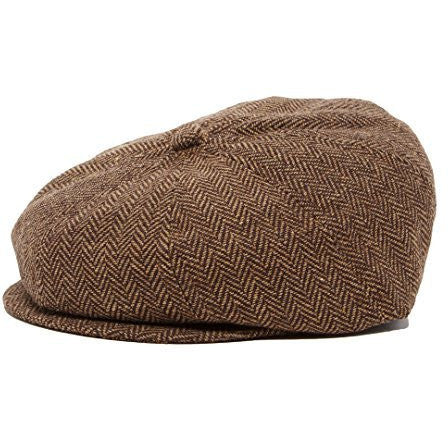 Boy's Tan Newsboy Cap Hat
