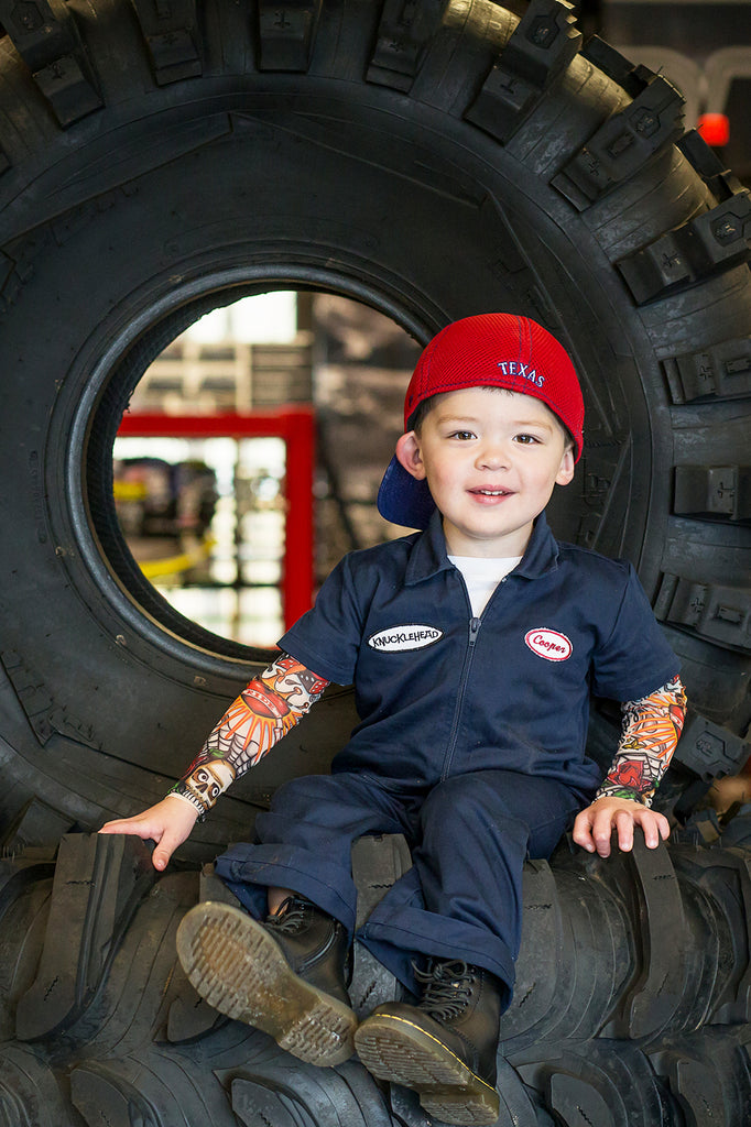 Boy Grease Monkey Birthday Coveralls Outfit by Knuckleheads