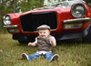 Brown Tan Boy's Tweed Page Newsboy Driver Cap