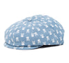 Kids Blue Skulls Design Newsboy Cap