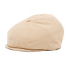 Boy's Tan Linen Newsboy Cap