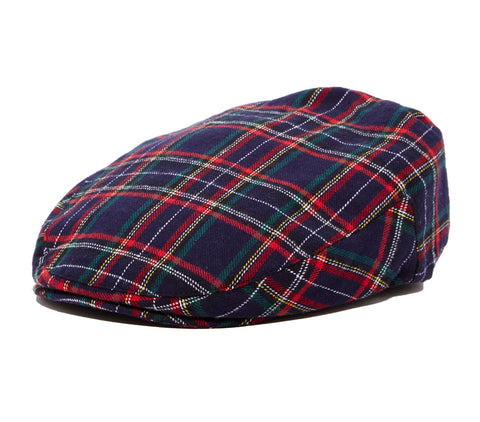 Navy Newsboy Cap